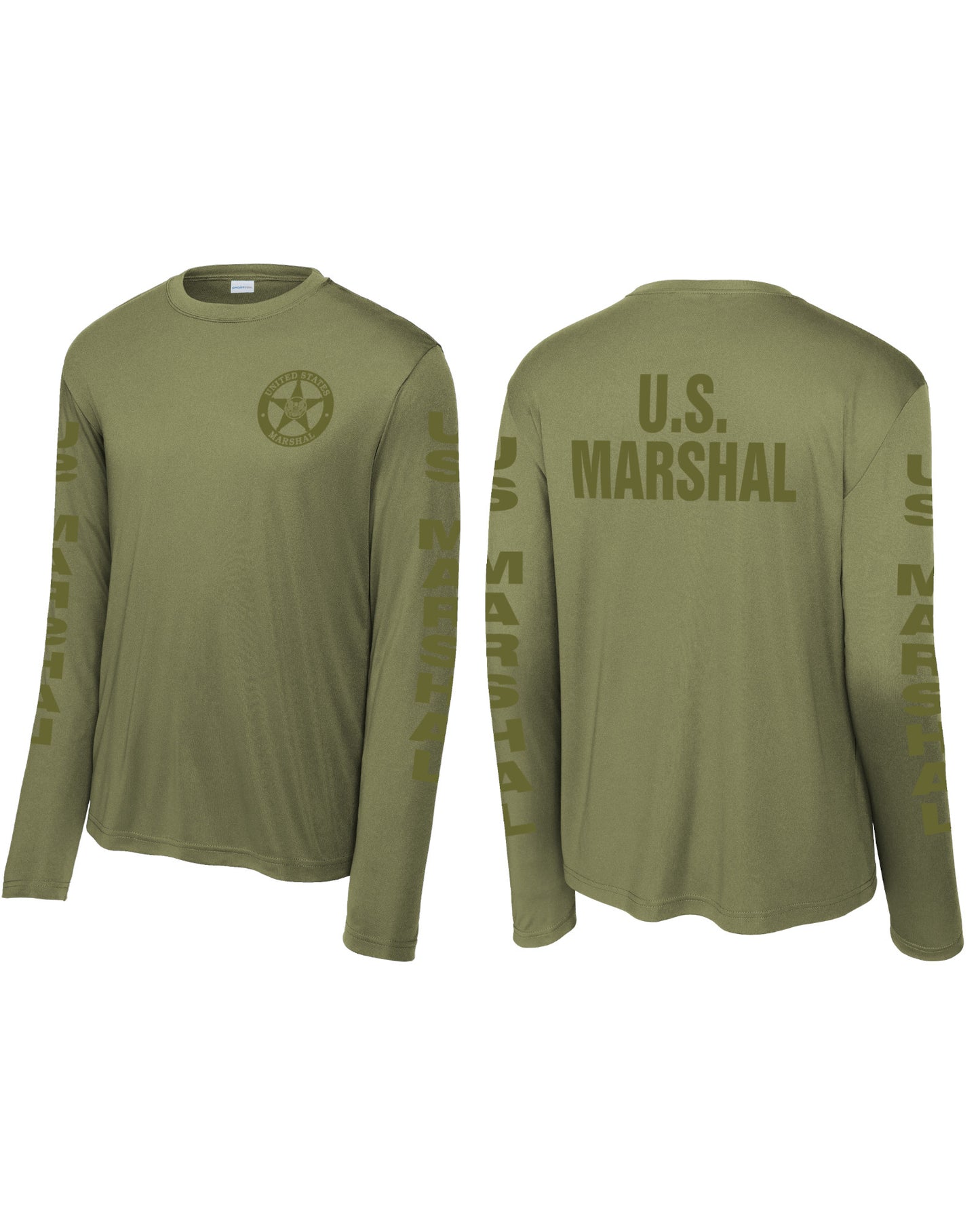 USMS MOISTURE WICKING CUSTOM RAID LONGSLEEVE SHIRT-ST350LS