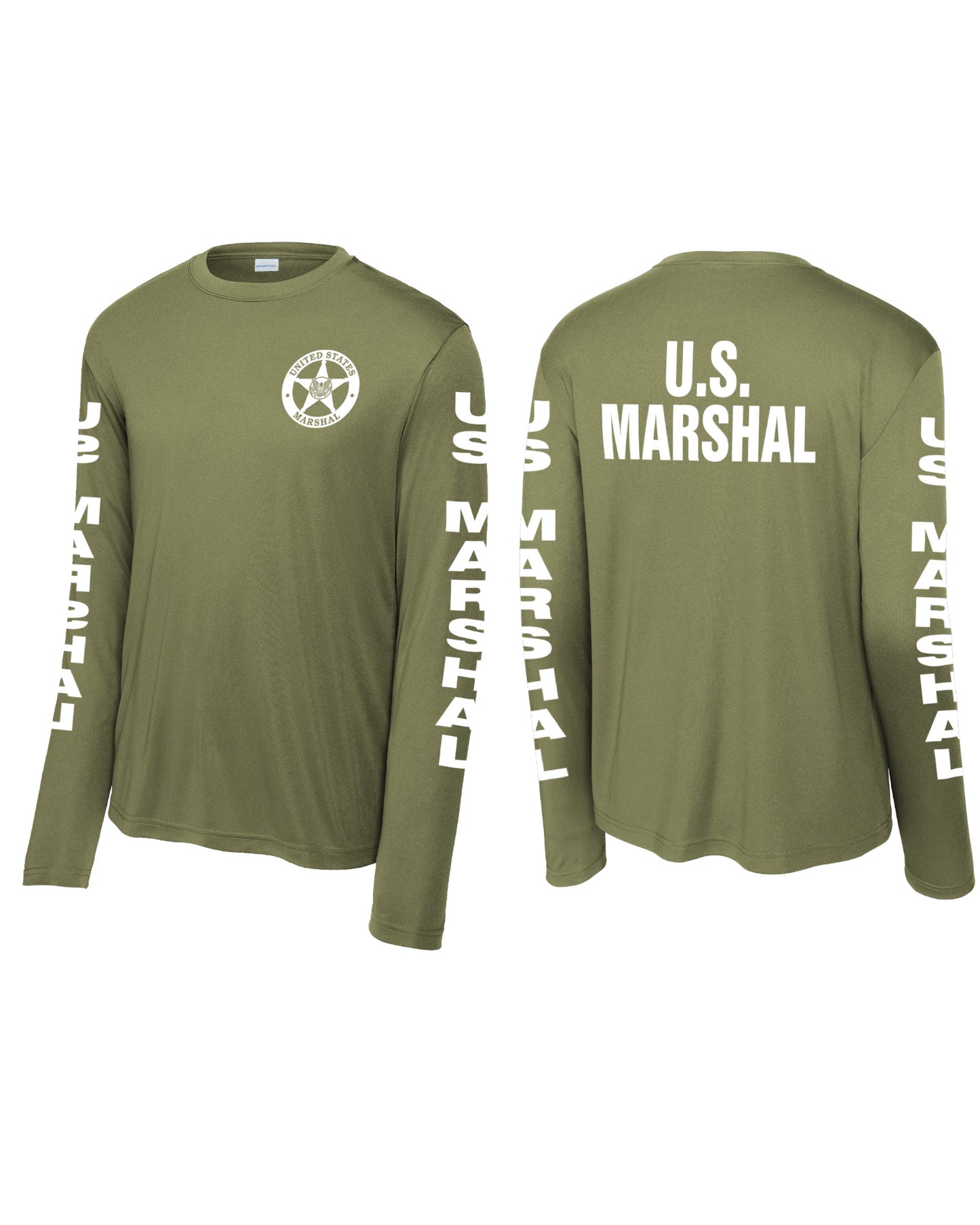 USMS MOISTURE WICKING CUSTOM RAID LONGSLEEVE SHIRT-ST350LS