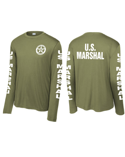 USMS MOISTURE WICKING CUSTOM RAID LONGSLEEVE SHIRT-ST350LS