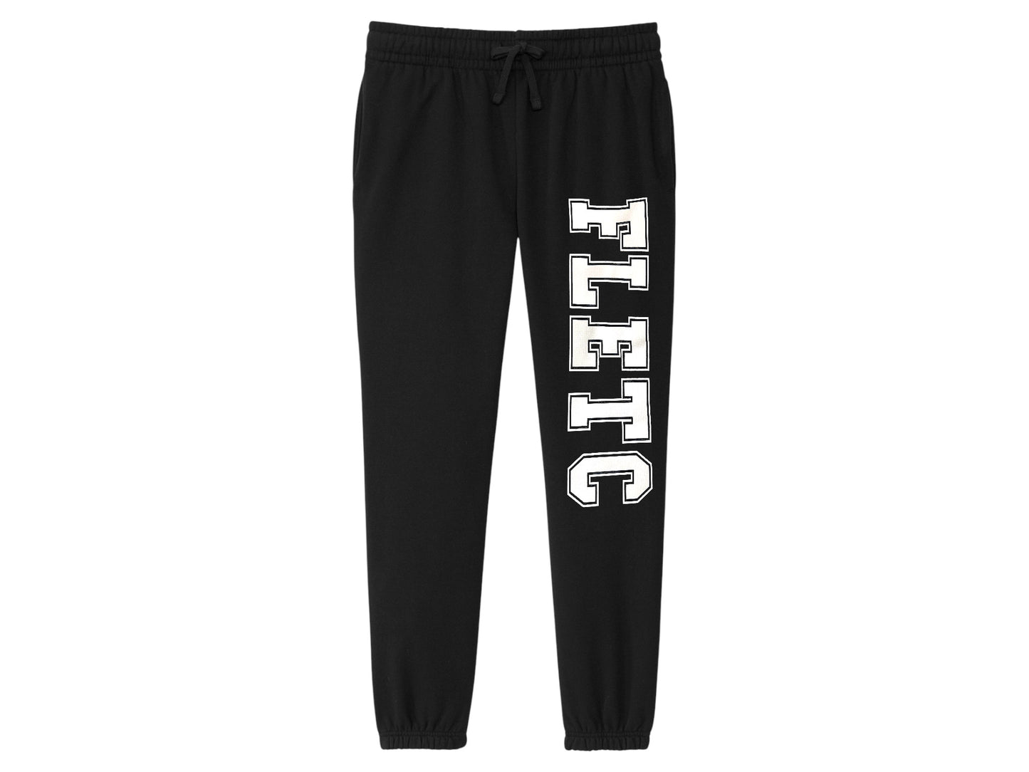 WOMEN'S FLEECE SWEATPANTS W/ FLETC DOWN LEFT LEG