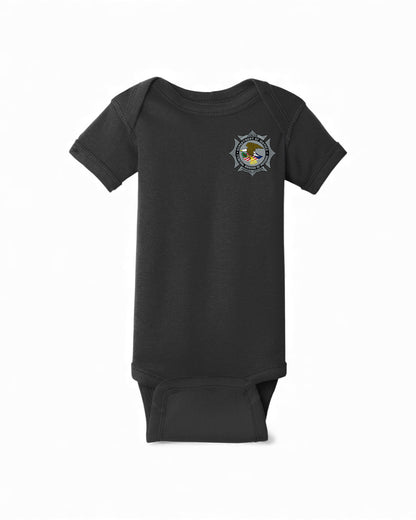 INFANT ONESIE WITH BOP JUNIOR BADGE