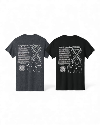 BOP "THE FORGOTTEN COPS" T-SHIRT-BLACK