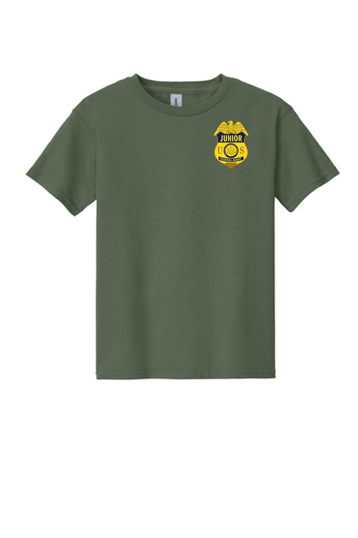 JUNIOR FEDERAL AGENT BADGE KID'S T-SHIRT