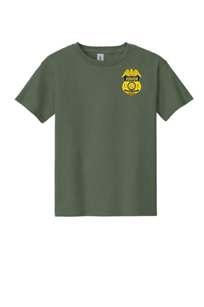 JUNIOR FEDERAL AGENT BADGE KID'S T-SHIRT