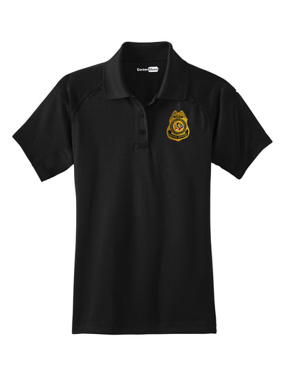 WOMEN'S BIA POLICE OFFICER BADGE POLO-CS411