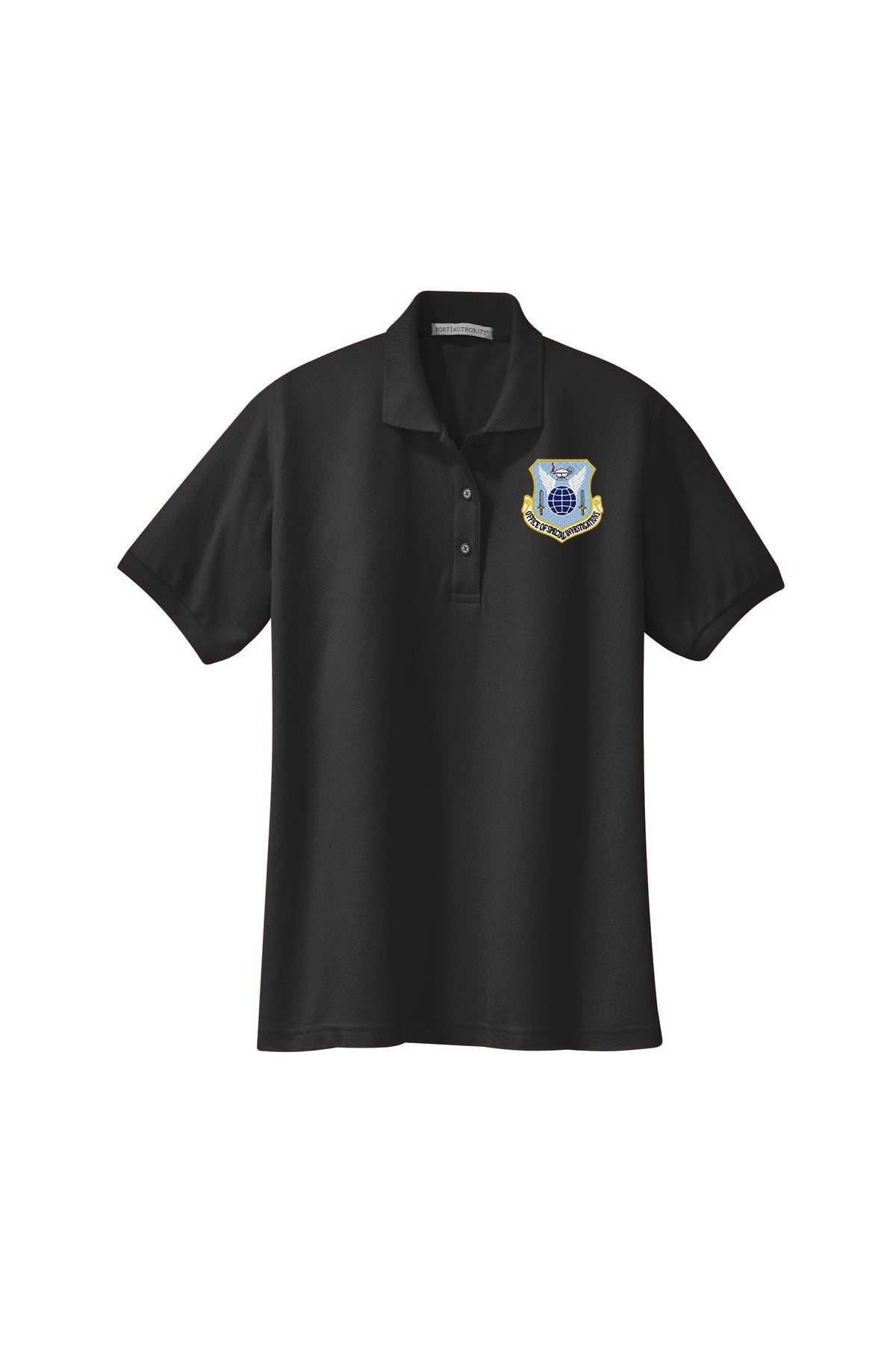 WOMEN'S AF OSI COMMAND SHIELD FULL COLOR PORT AUTHORITY POLO - L500