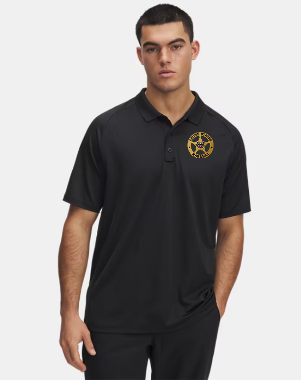 UA TACTICAL PERFORMACE POLO W/ EMB USMS STAR-6004146