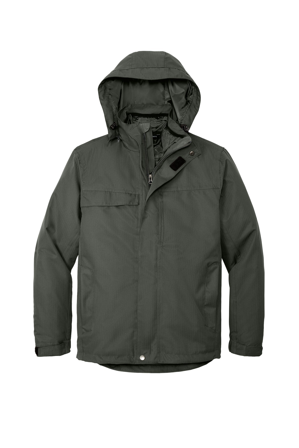 PORT AUTHORITY HERRINGBONE 3-IN-1 PARKA-J302