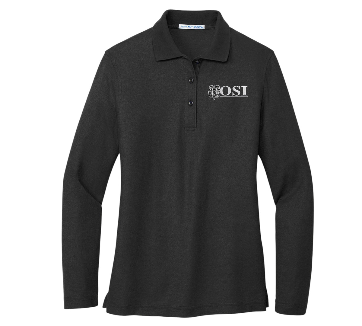 WOMEN'S OSI LOGO LONG SLEEVE PORT AUTHORITY POLO - L500LS