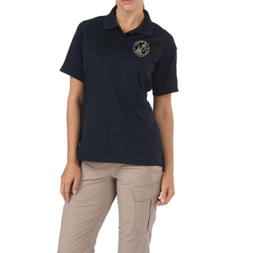 USCP OIG SEAL 5.11 PERFORMANCE POLO SHORT SLEEVE WOMEN'S