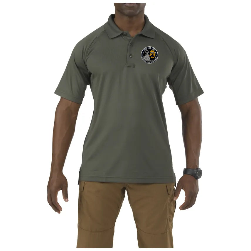 USCP OIG SEAL 5.11 PERFORMANCE POLO SHORT SLEEVE