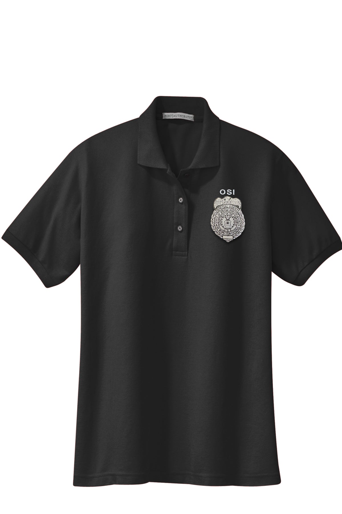 WOMEN'S AF OSI BADGE PORT AUTHORITY POLO - L500