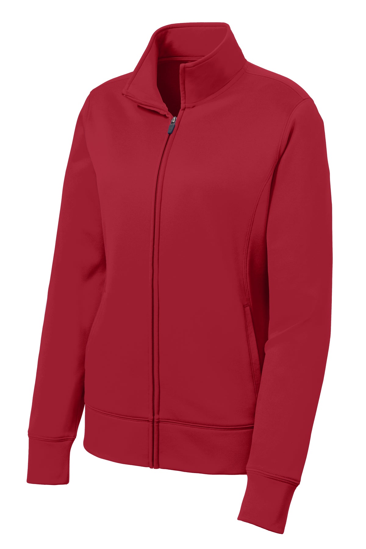 LST241 SPORT TEK FLEECE FULL ZIP JACKET LADIES
