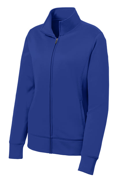 LST241 SPORT TEK FLEECE FULL ZIP JACKET LADIES