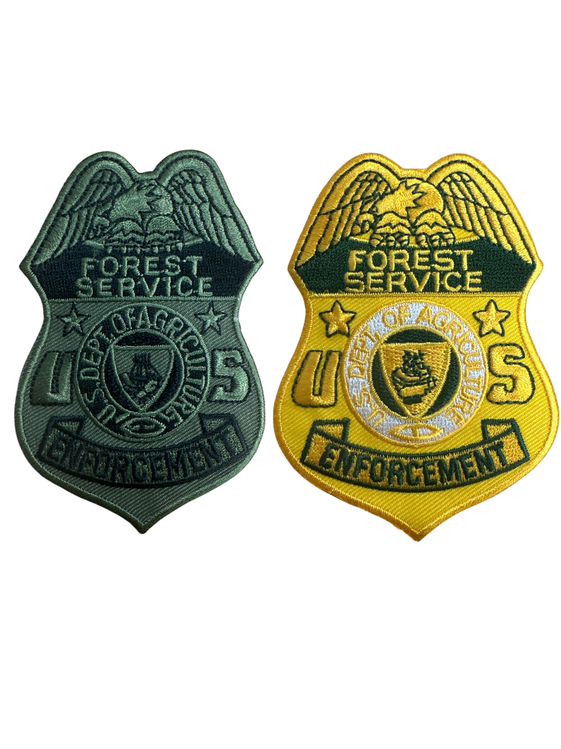 USFS BADGE PATCH ENFORCEMENT 3 3/4