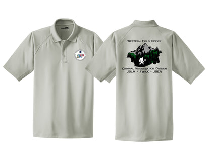 MEN'S WESTERN FIELD OFFICE CID PRINTED- CORNERSTONE POLO-CS410