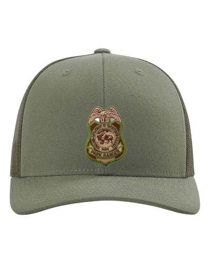 NPS BADGE ON RICHARDSON HAT