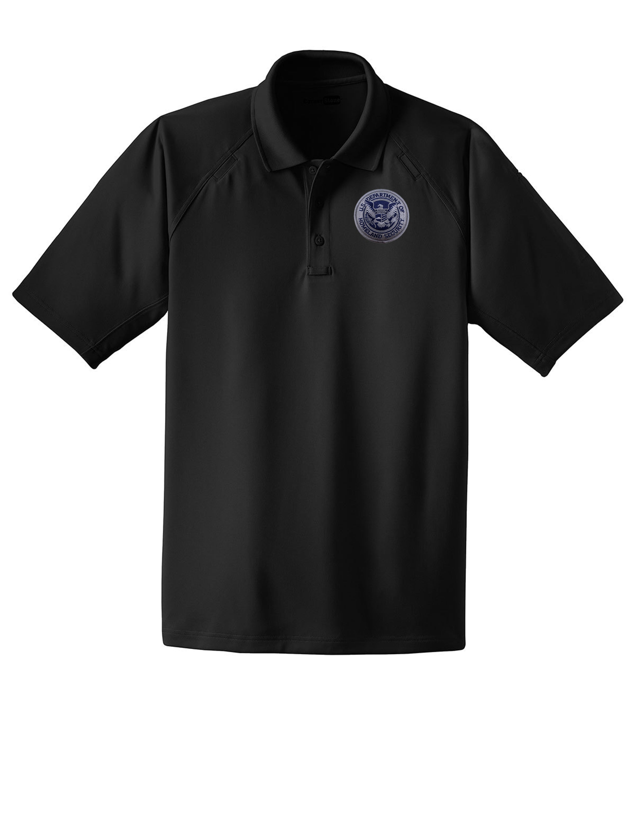 トップス supreme green navy border polo shirt DHS - CBP OPR Agency Polo - Men's Short Sleeve – FEDS Apparel