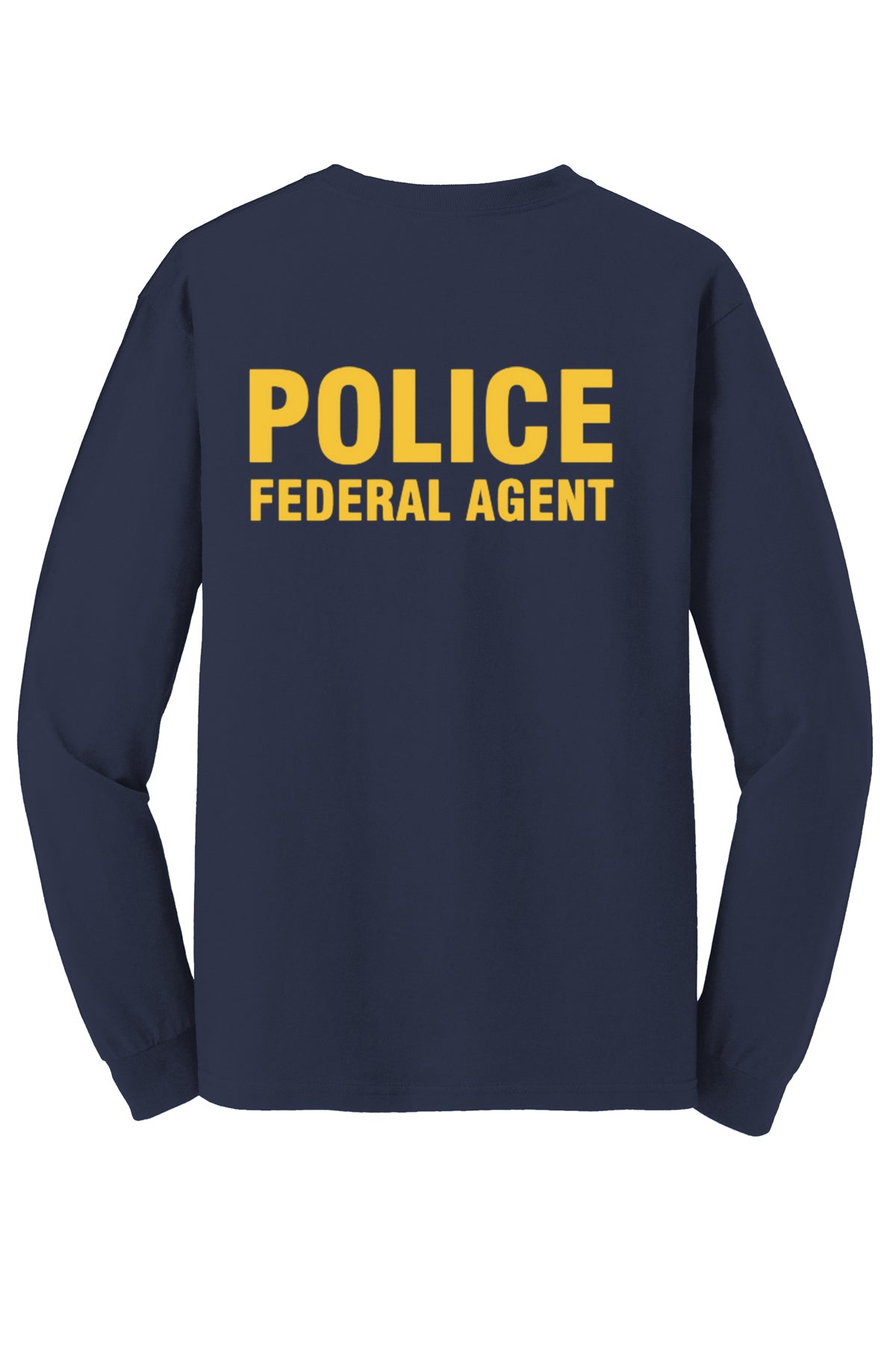 AF OSI RAID LONG SLEEVE T-SHIRT NAVY BLUE/GOLD INK-5400