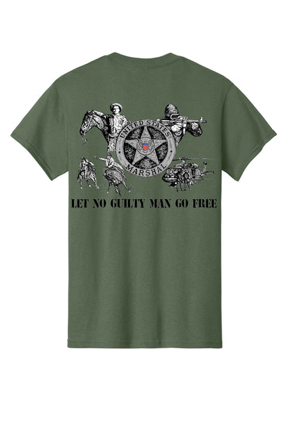 LET NO GUILTY MAN GO FREE T-SHIRT