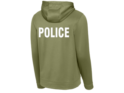 POLICE BACKPRINT SPORT-TEK SPORT-WICK HOODED PULLOVER F244