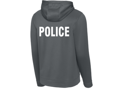 POLICE BACKPRINT SPORT-TEK SPORT-WICK HOODED PULLOVER F244