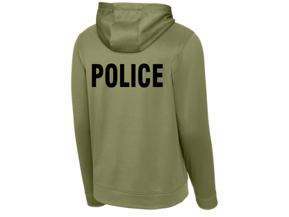 POLICE BACKPRINT SPORT-TEK SPORT-WICK HOODED PULLOVER F244