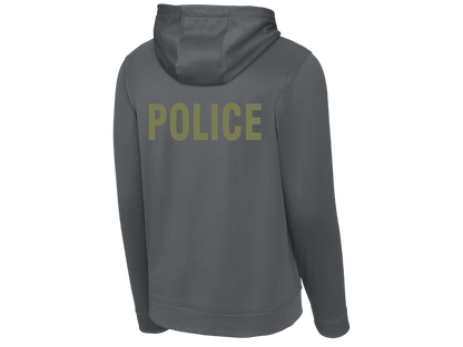 POLICE BACKPRINT SPORT-TEK SPORT-WICK HOODED PULLOVER F244