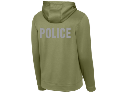 POLICE BACKPRINT SPORT-TEK SPORT-WICK HOODED PULLOVER F244