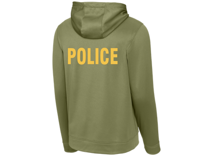 POLICE BACKPRINT SPORT-TEK SPORT-WICK HOODED PULLOVER F244
