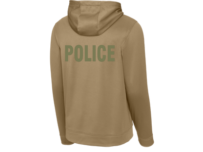POLICE BACKPRINT SPORT-TEK SPORT-WICK HOODED PULLOVER F244