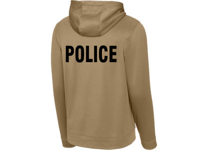 POLICE BACKPRINT SPORT-TEK SPORT-WICK HOODED PULLOVER F244