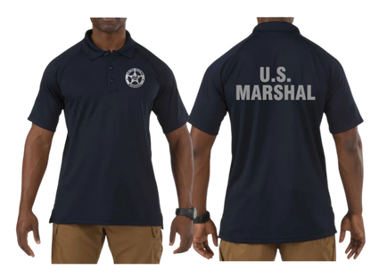 5.11 USMS STAR PERFORMANCE POLO SHORT SLEEVE-NAVY