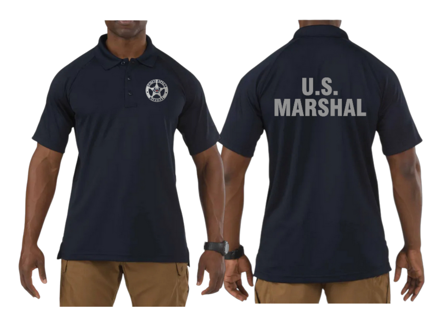 5.11 USMS STAR SILVER PERFORMANCE POLO SHORT SLEEVE
