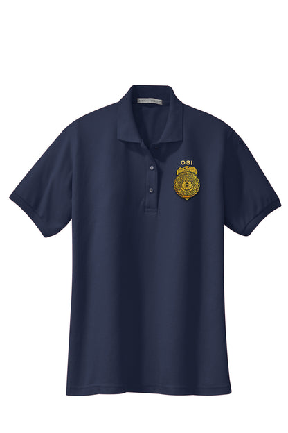 WOMEN'S AF OSI BADGE PORT AUTHORITY POLO - L500