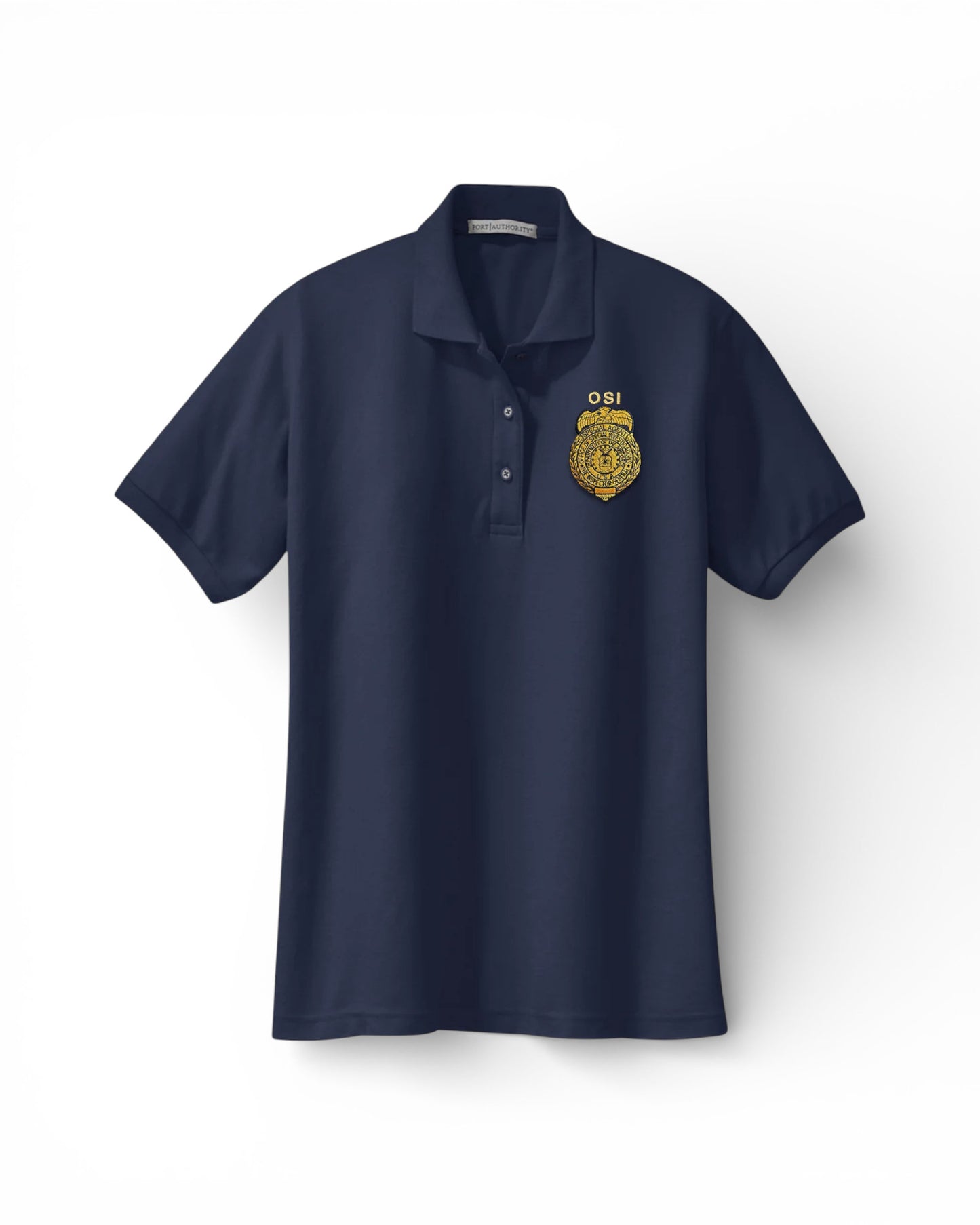 WOMEN'S AF OSI BADGE PORT AUTHORITY POLO - L500