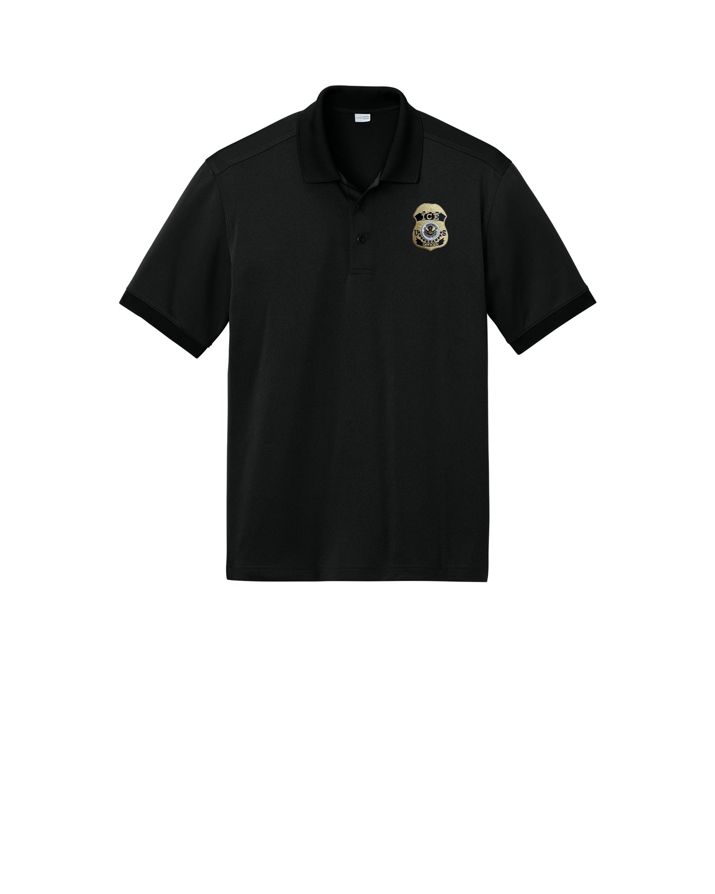 CS450 WORKWEAR PRO POLO WITH ICE OFFICER BADGE