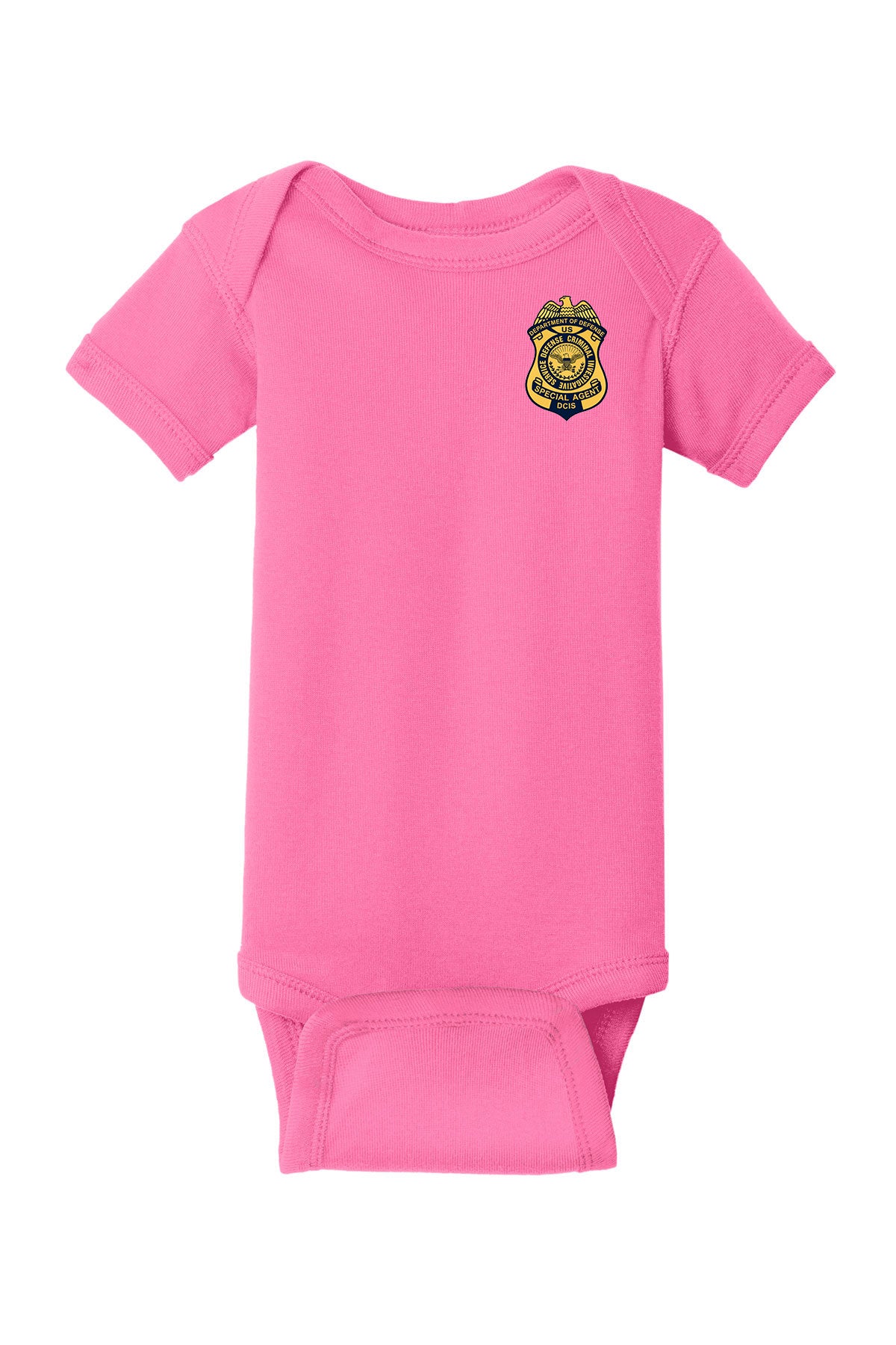 INFANT ONESIE WITH JUNIOR DCIS BADGE
