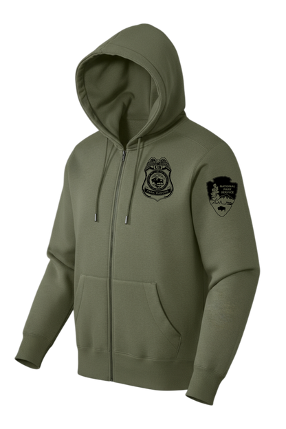 NPS PARK RANGER FULL ZIP HOODED SWEATSHIRT-DT1103