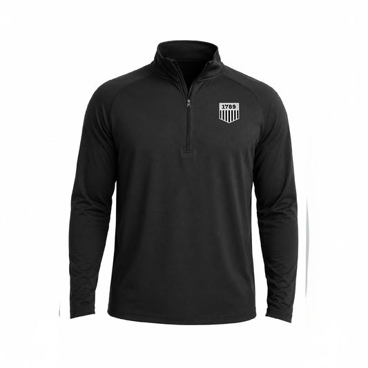 1789 EMBROIDERED SHIELD 1/4 ZIP PULLOVER SPORT-TEK SPORT WICK STRETCH ST850