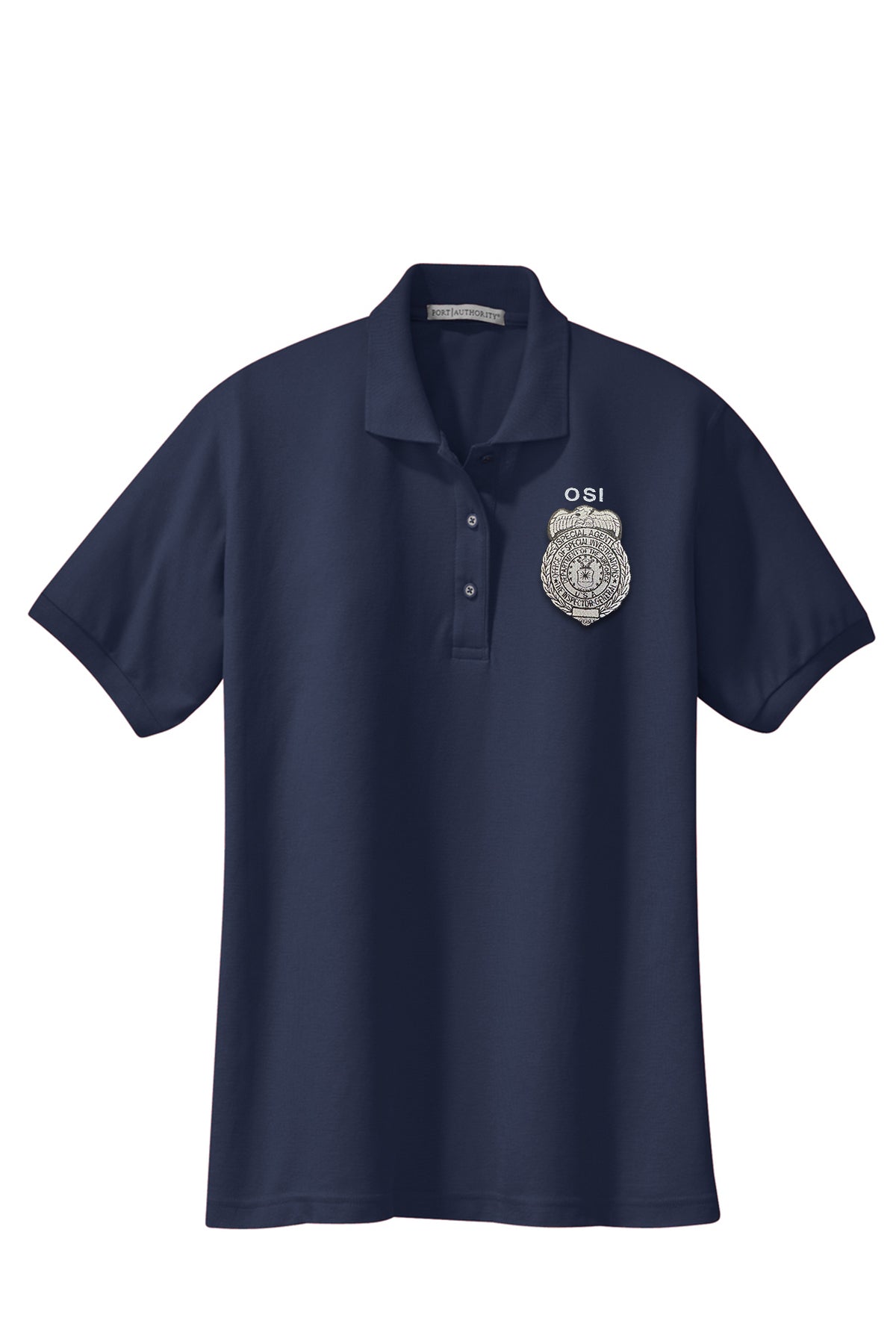 WOMEN'S AF OSI BADGE PORT AUTHORITY POLO - L500 – Sally's Cop Shop