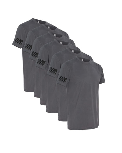 NEXT LEVEL 6 PACK SEMPER PROGREDI REV FLAG SHIRT-6410  ** FREE PVC PATCH