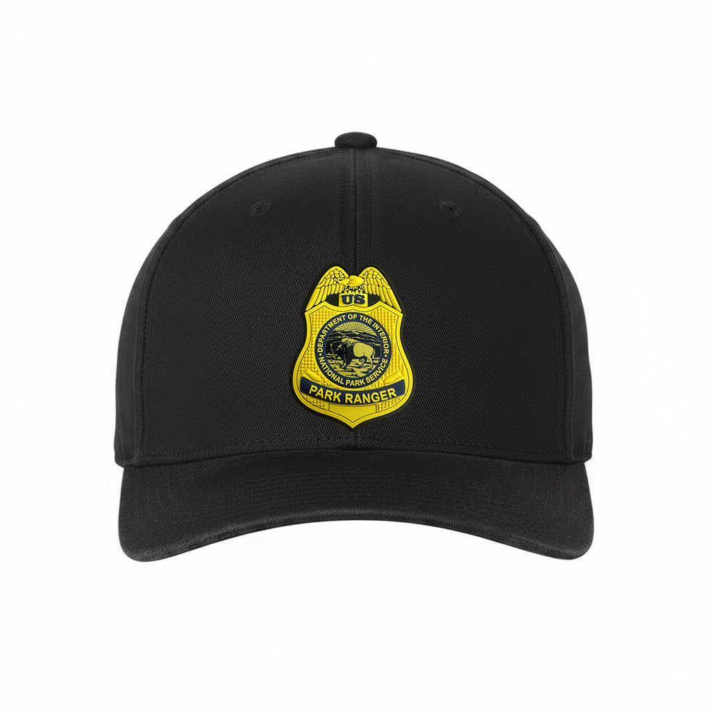NPS PARK RANGER BADGE PVC PATCH FLEXFIT HAT