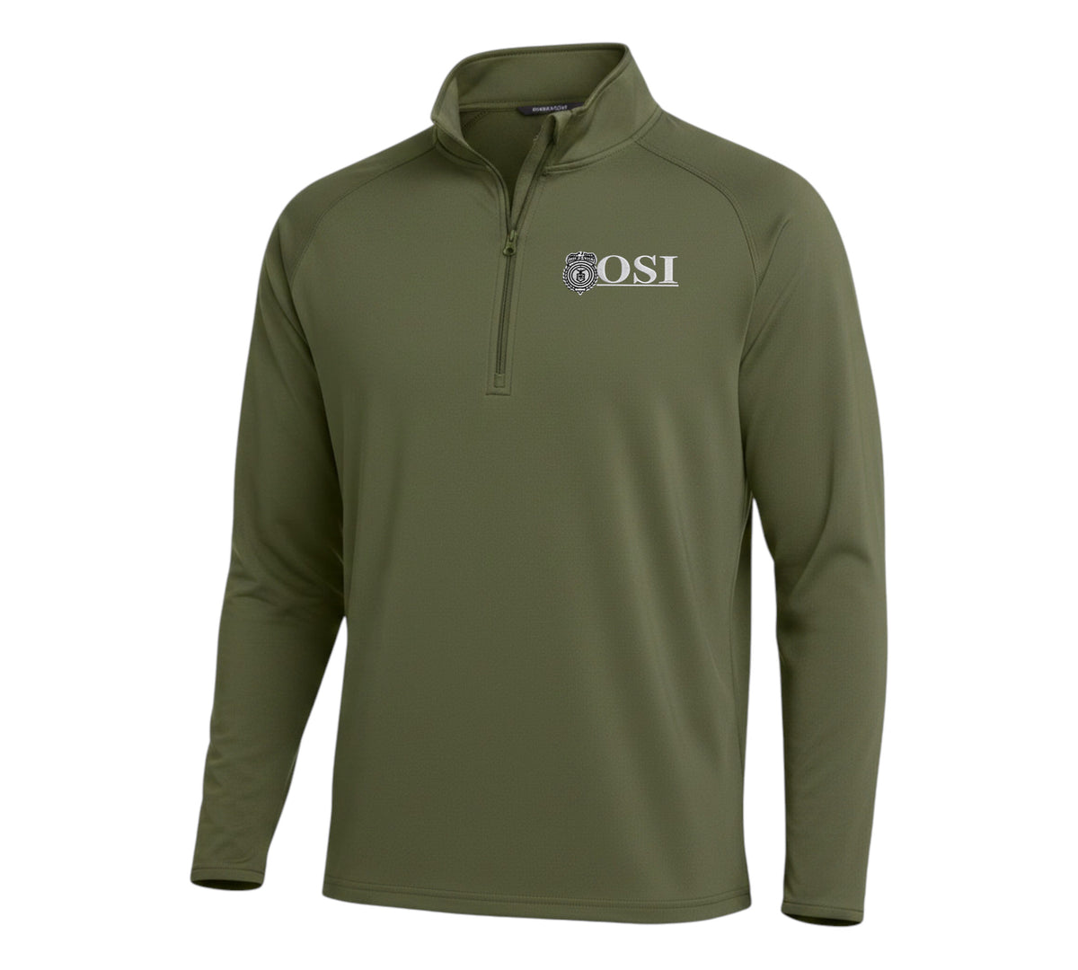 MEN'S OSI LOGO 1/4 ZIP PULLOVER SPORT-TEK SPORT WICK STRETCH ST850