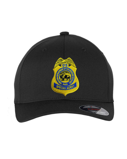 NPS SPECIAL AGENT BADGE ON FLEXFIT HAT