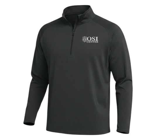 MEN'S OSI CENTER LOGO 1/4 ZIP PULLOVER SPORT-TEK SPORT WICK STRETCH ST850