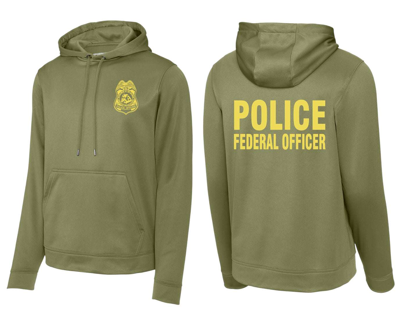 BIA POLICE OFFICER RAID WICKING HOODIE-F244