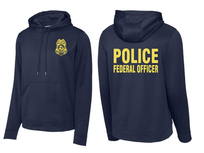 BIA POLICE OFFICER RAID WICKING HOODIE-F244