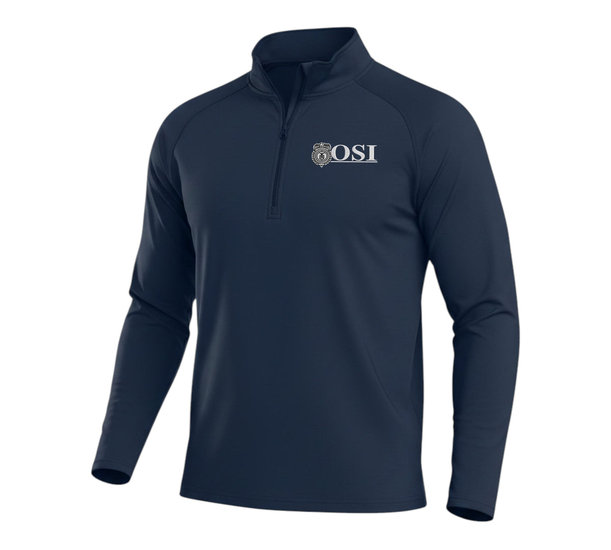 MEN'S OSI LOGO 1/4 ZIP PULLOVER SPORT-TEK SPORT WICK STRETCH ST850