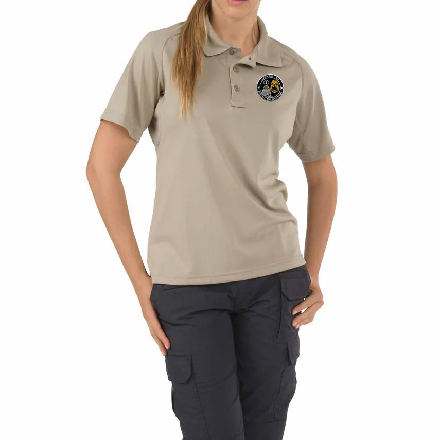 USCP OIG SEAL 5.11 PERFORMANCE POLO SHORT SLEEVE WOMEN'S